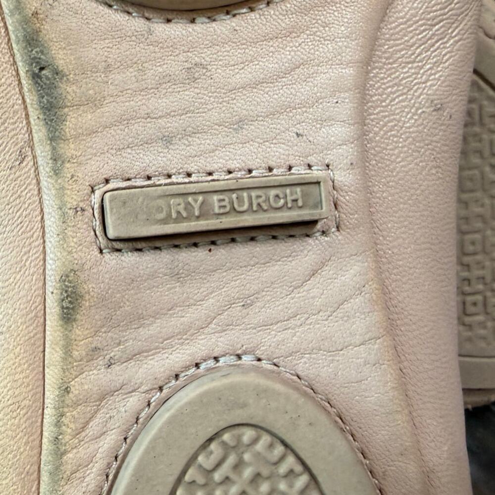 Tory Burch Minnie Travel Ballet Flats Pink Size 9.5 - Picture 4 of 7